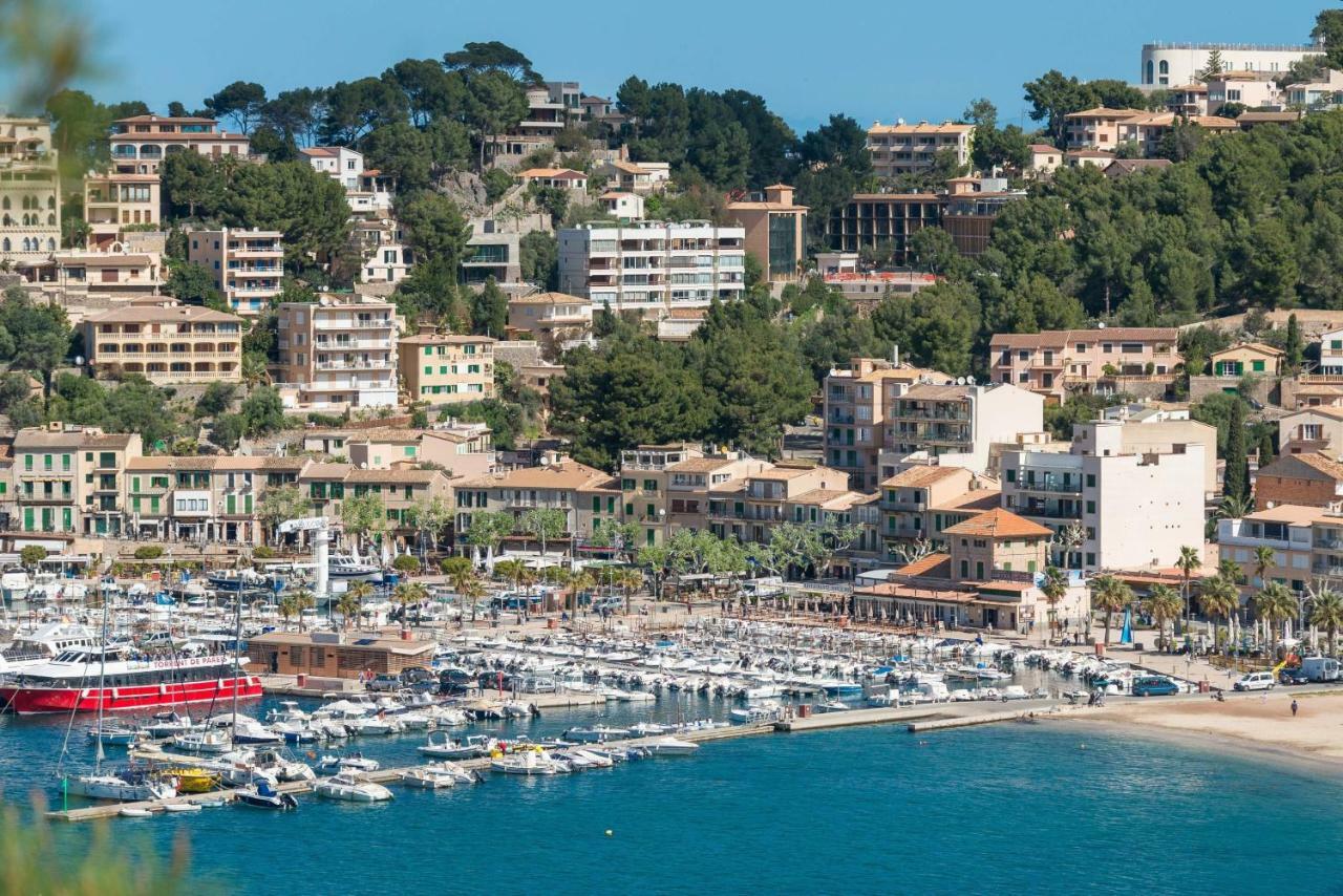 127 négyzetméteres, 2 hálószobás Apartman 2 fürdőszobával Port de Soller területén Kültér fotó