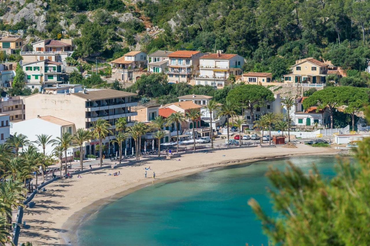 127 négyzetméteres, 2 hálószobás Apartman 2 fürdőszobával Port de Soller területén Kültér fotó